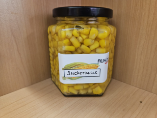Zuckermais im Glas